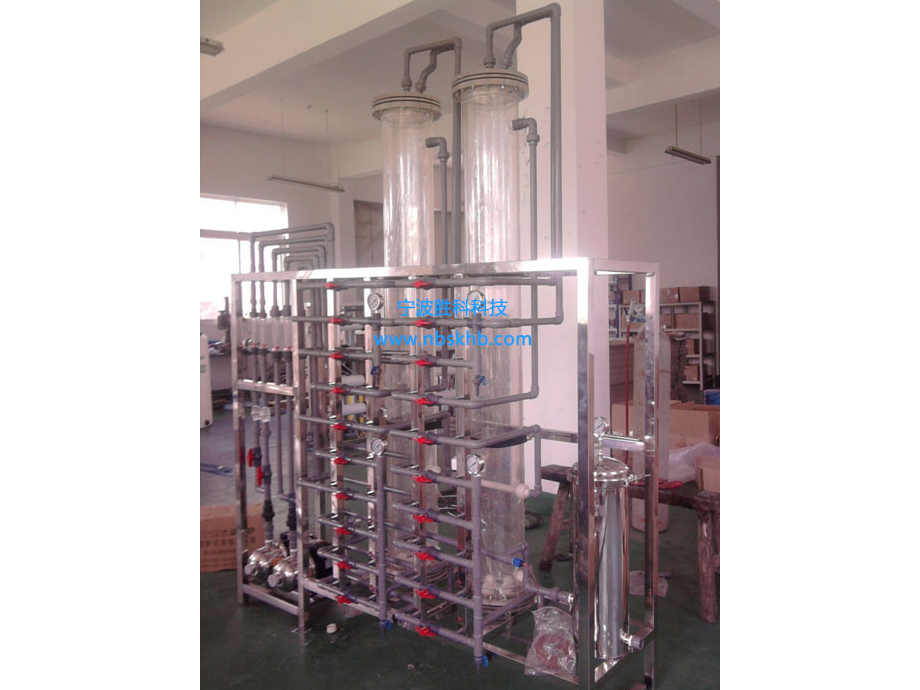 余姚力邦新能源2T H電子超純水設備介紹